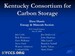 Kentucky Consortium for Carbon Storage - Overview